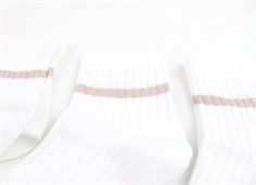 Name It bright white fawn glitter stripe strømper (3-pak)